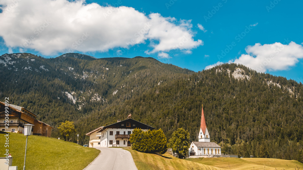Beautiful alpine view at Steinberg near the Achensee - Tyrol - Austria