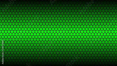 Honey comb green background