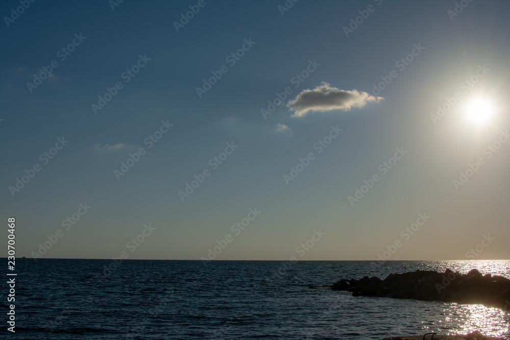 Obraz premium sunset over the sea