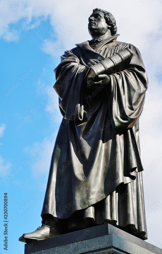Dresden, Luther-Denkmal vor der Frauenkirche