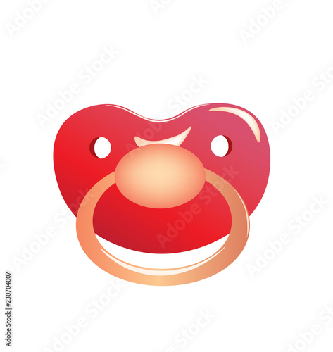 Pacifier. vector illustration