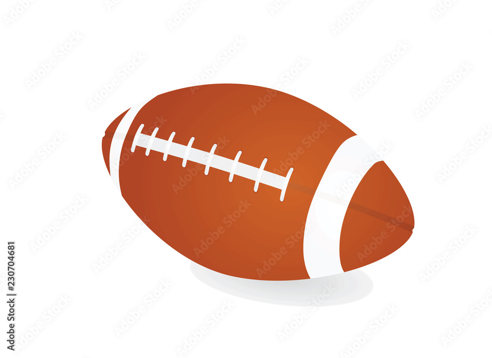 American football ball. vector illustration American football ball. vector illustration