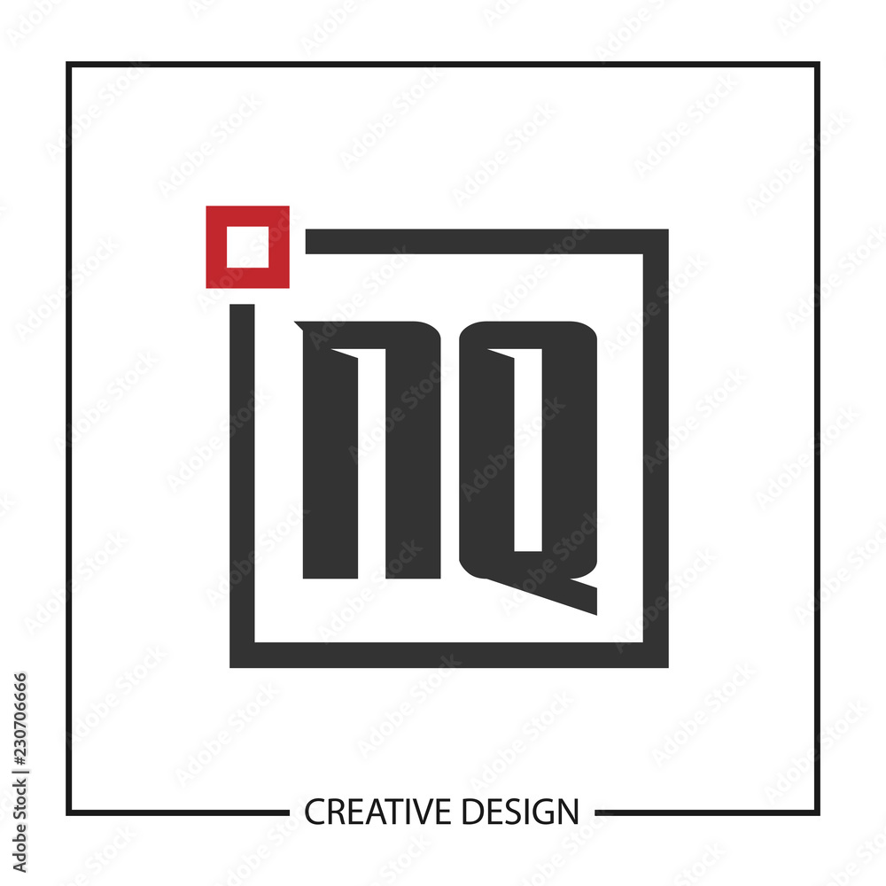 Initial Letter NQ Logo Template Design Initial Letter NQ Logo Template Design