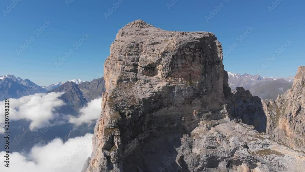 Aerial view of fog in the mountain gorge. Aerial view of fog in the mountain gorge.