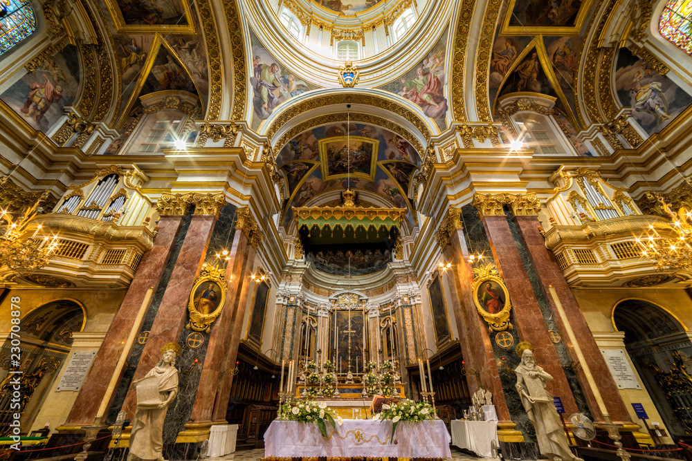 Fototapeta premium St. Paul's Cathedral - Mdina, Malta