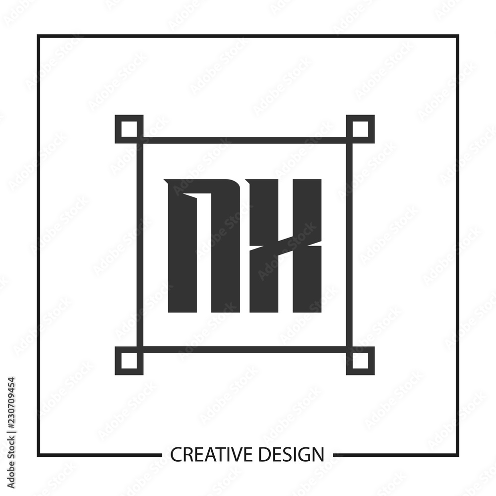 Initial Letter NX Logo Template Design Initial Letter NX Logo Template Design