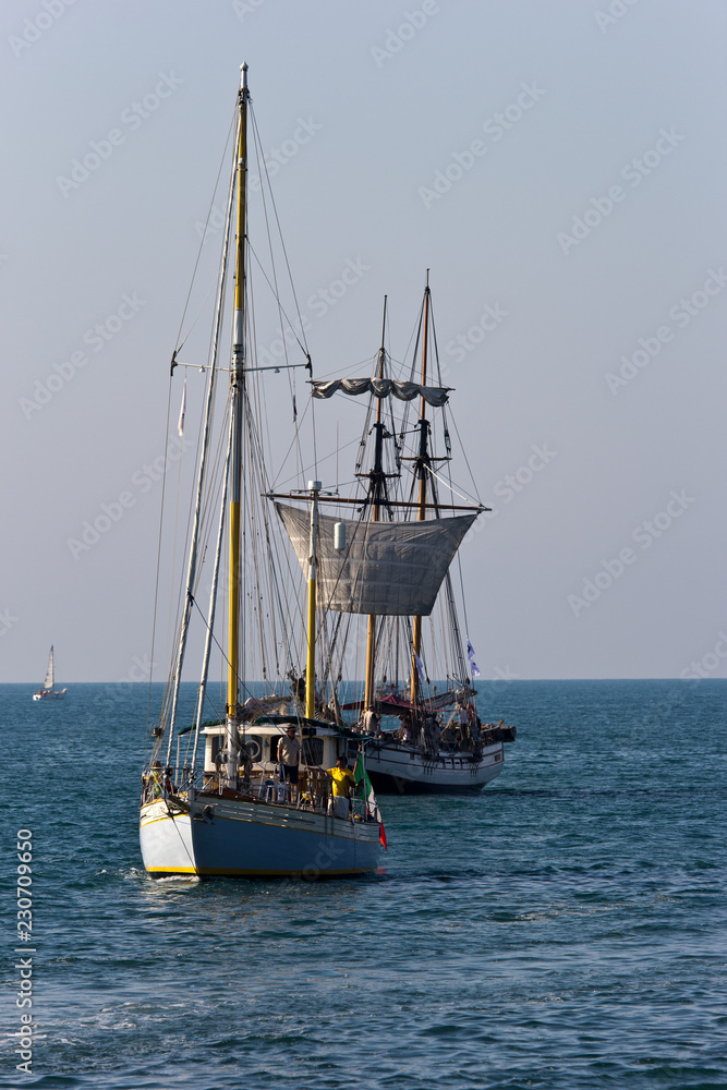 Fototapeta premium barche d'epoca 