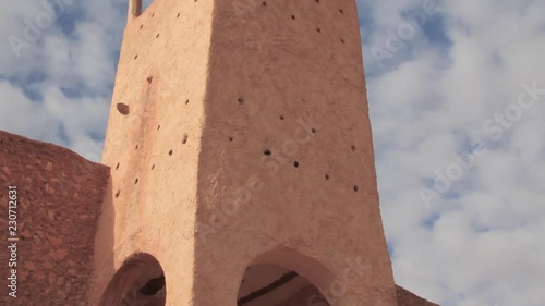Tower defence in m'zab people, ghardaia algeria photo