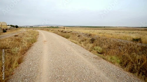 Camino Natural del Trenillo path Villacanas-Quintanar, province of Toledo, Spain photo