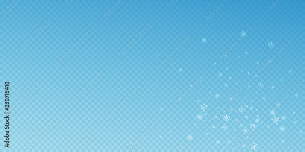 Sparse glowing snow Christmas background. Subtle f Sparse glowing snow Christmas background. Subtle f