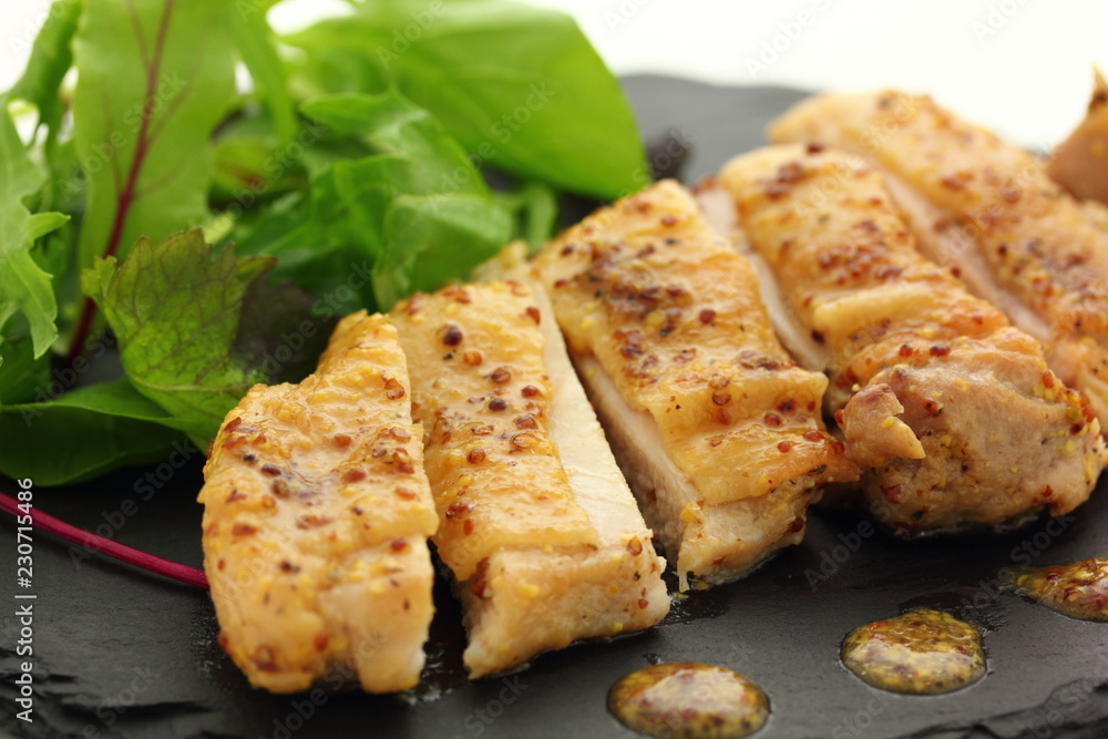 鶏肉のハニーマスタード焼き 鶏肉のハニーマスタード焼き
