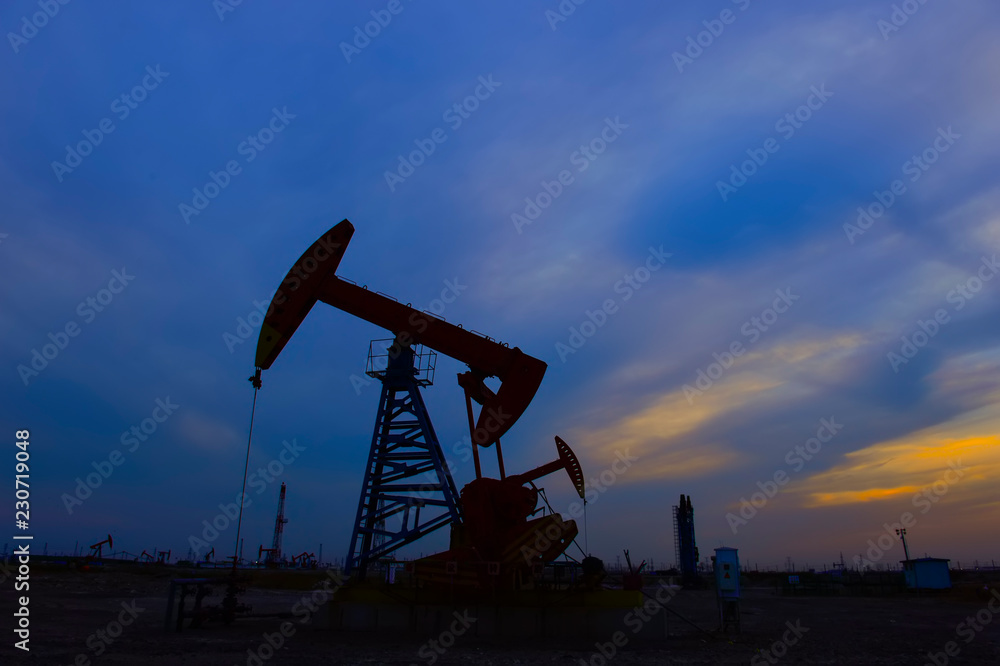 Fototapeta premium The oil pump