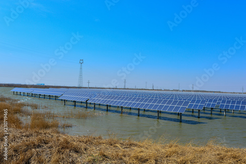 Solar panels green energy