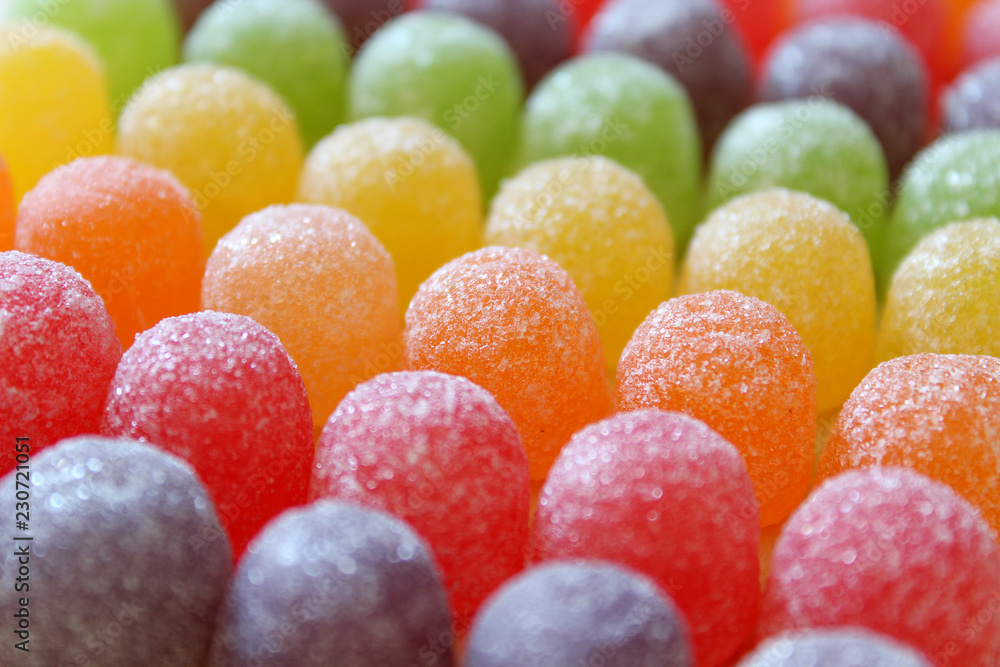 Colorful fruit jujubes Colorful fruit jujubes