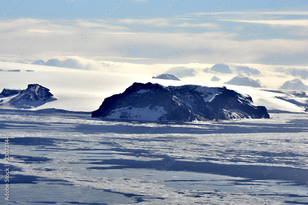 Flying over the antarctic peninsula Flying over the antarctic peninsula