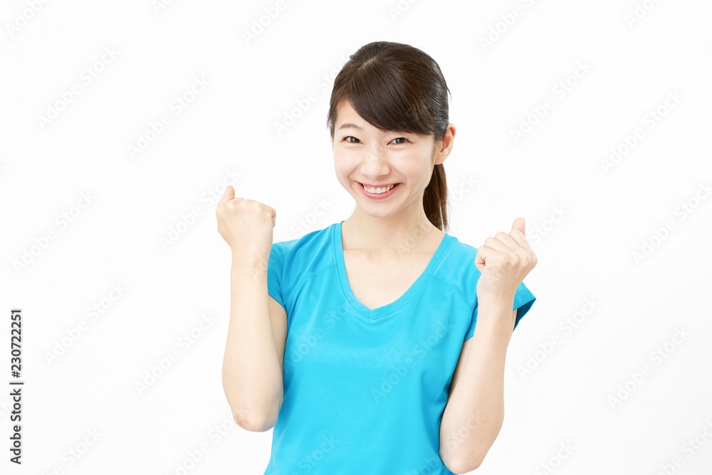 ガッツポーズ