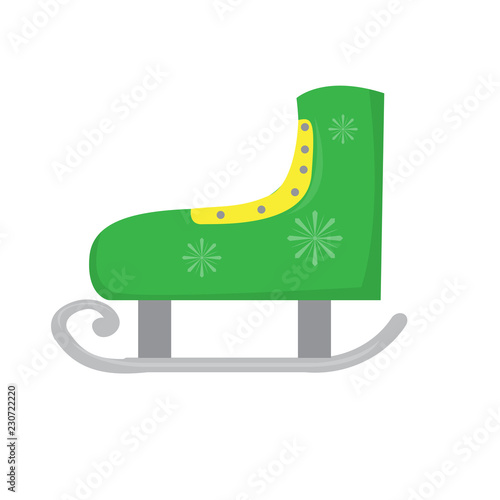 Isolated ice skates icon. Vector illustration design