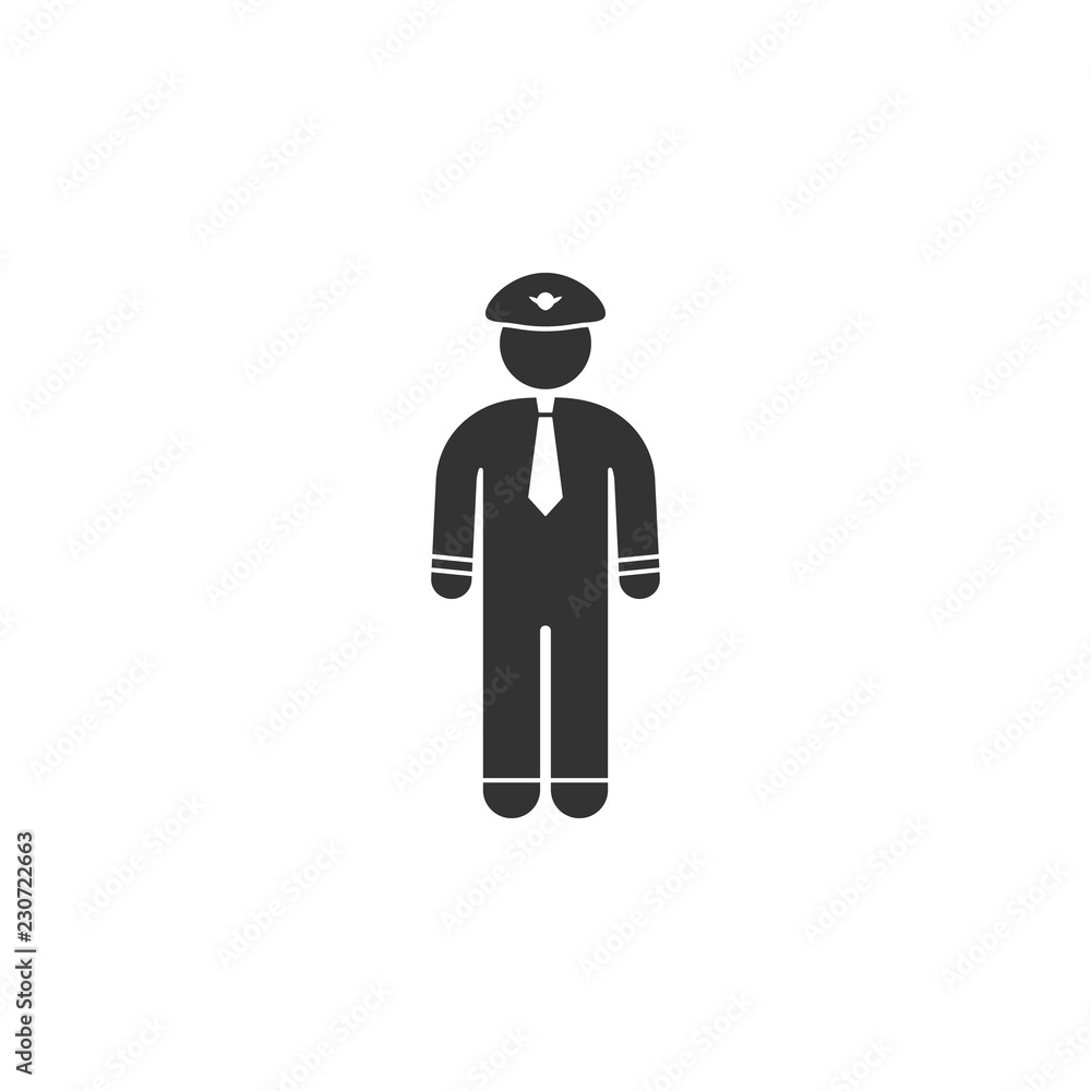 Man in uniform icon. Element of airport icon for mobile concept and web apps. Detailed Man in uniform icon can be used for web and mobile Man in uniform icon. Element of airport icon for mobile concept and web apps. Detailed Man in uniform icon can be used for web and mobile