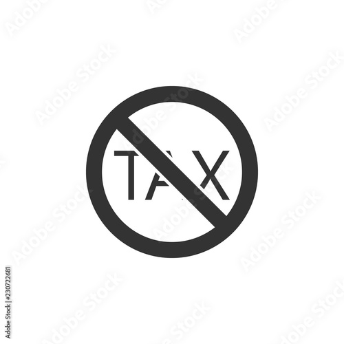 Tax free sign icon. Element of airport icon for mobile concept and web apps. Detailed Tax free sign icon can be used for web and mobile