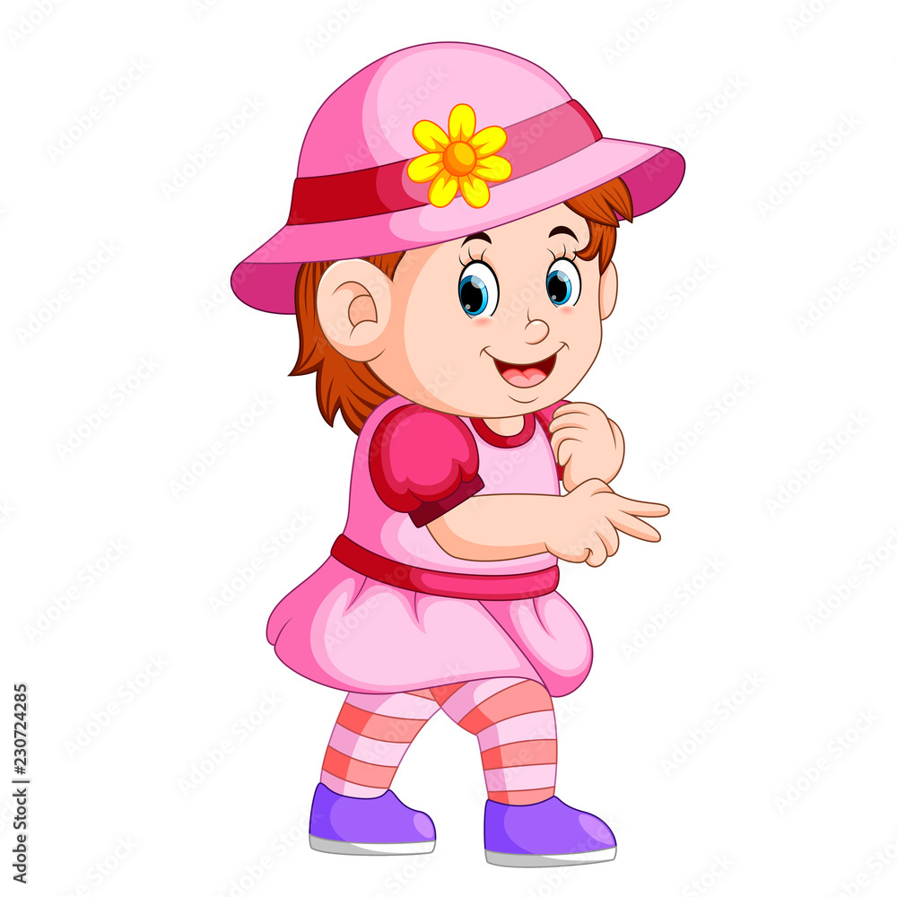 young woman wearing hat with large brim young woman wearing hat with large brim