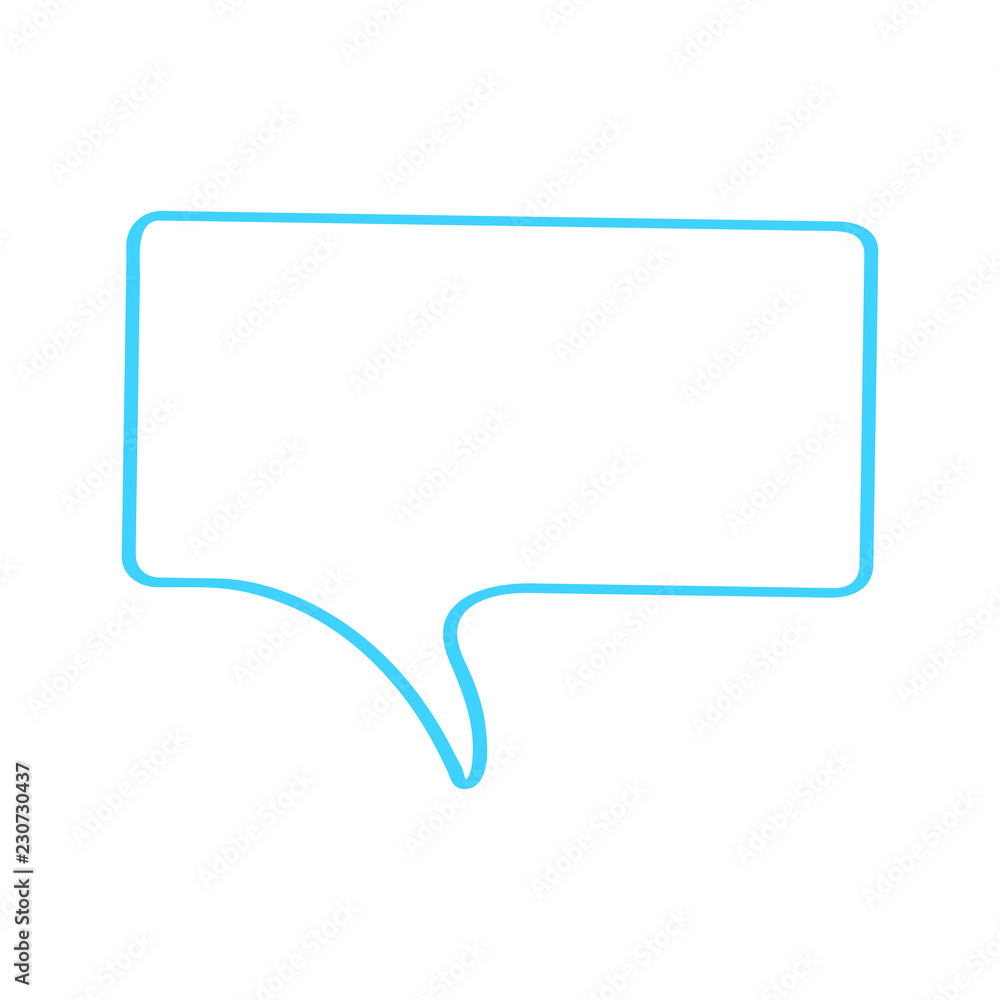 Isolated empty bubble chat. Vector illustration design Isolated empty bubble chat. Vector illustration design