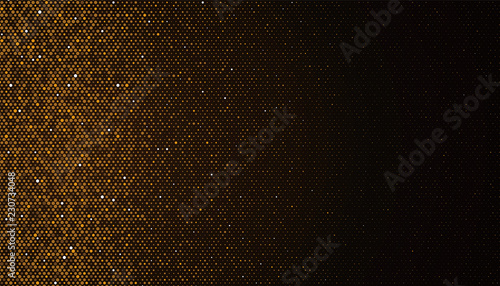 The abstract halftone background consists of different dots.