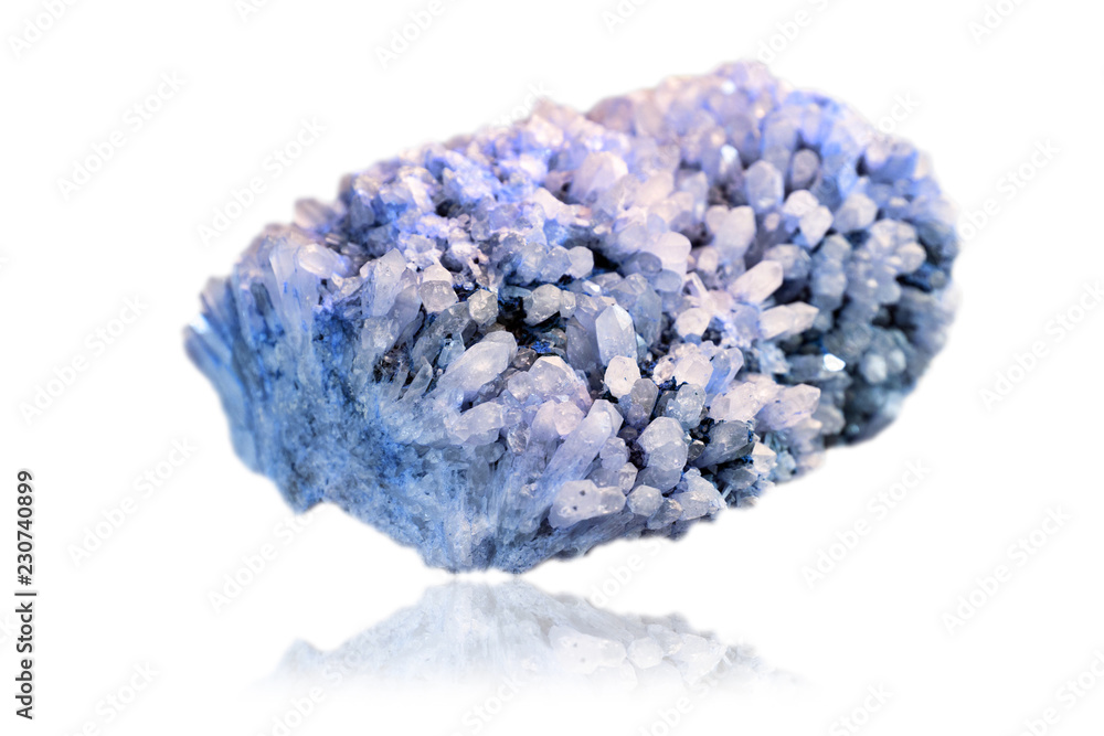 Smoky crystal on a white background