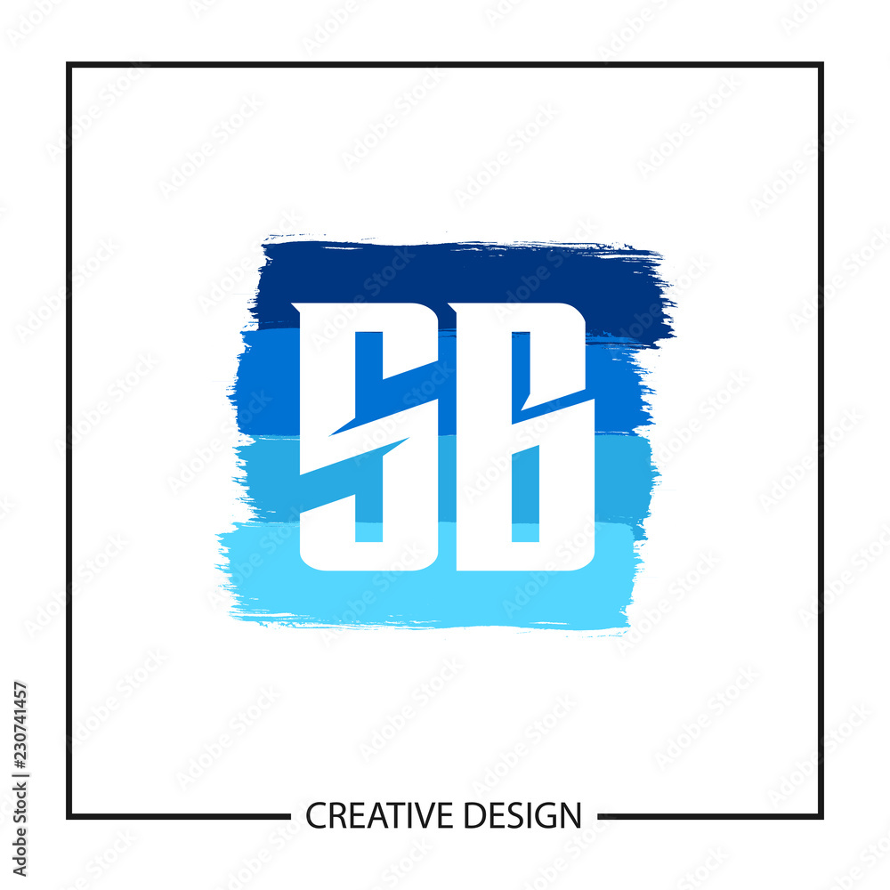 Initial Letter SB Logo Template Design Initial Letter SB Logo Template Design