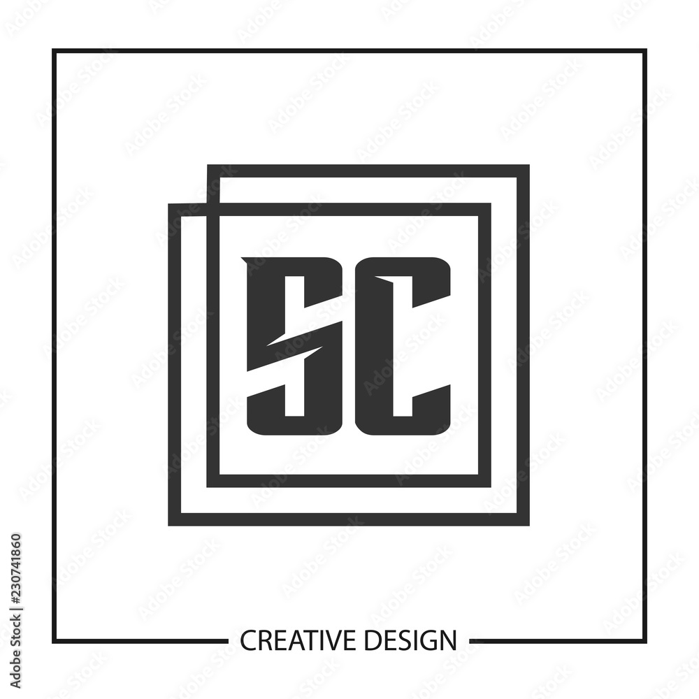Initial Letter SC Logo Template Design Initial Letter SC Logo Template Design