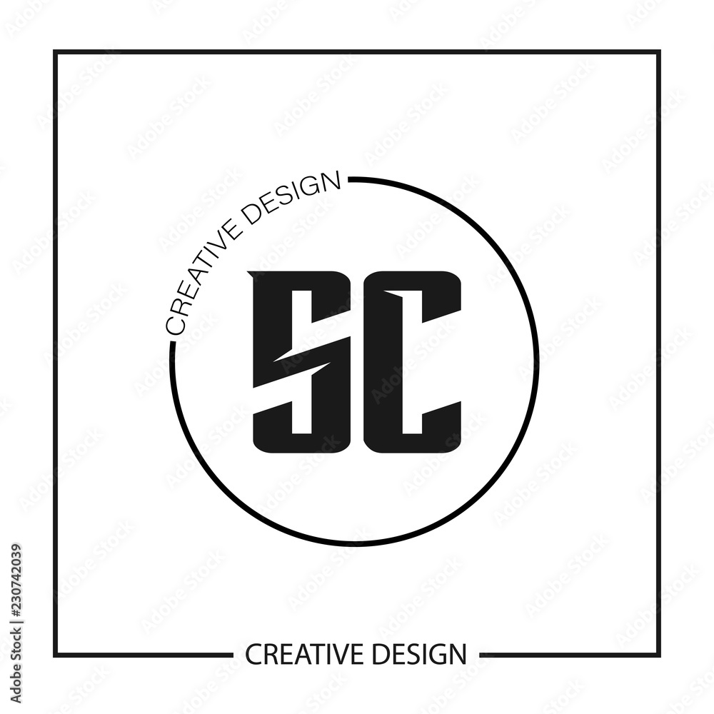 Initial Letter SC Logo Template Design Initial Letter SC Logo Template Design