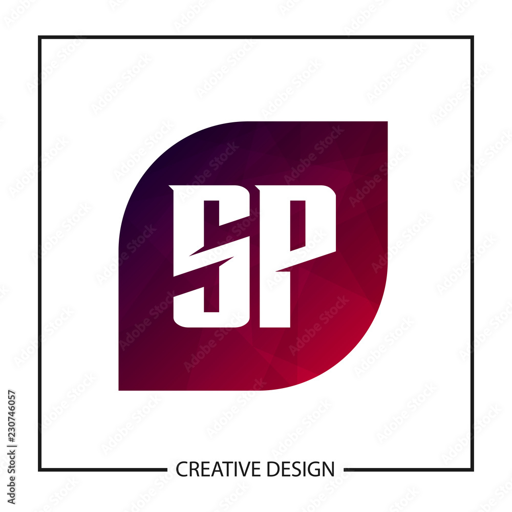 Initial Letter SP Logo Template Design Initial Letter SP Logo Template Design