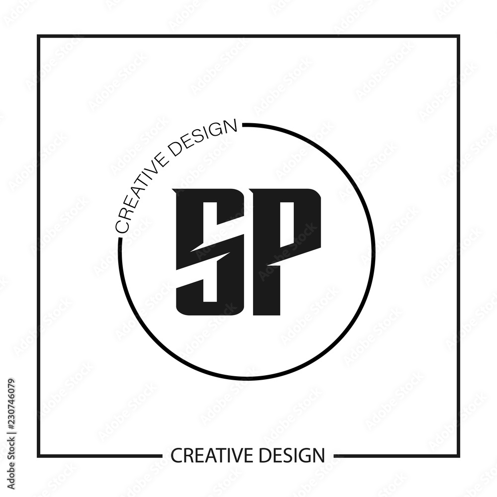 Initial Letter SP Logo Template Design Initial Letter SP Logo Template Design
