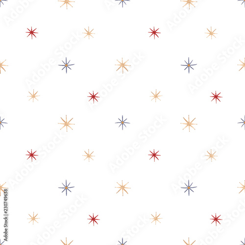 Stars seamless vector pattern