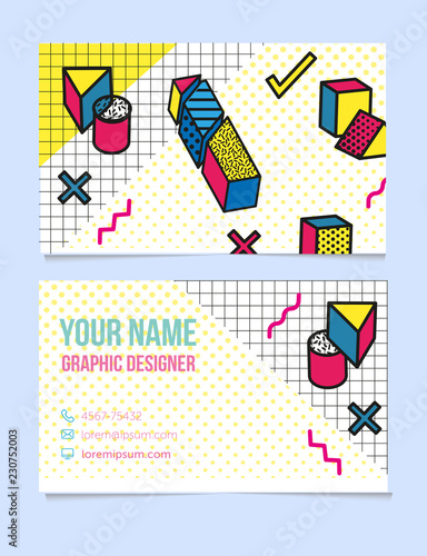 Modern Typographic  Isometric Letter I. Abstract Memphis Design Background. Vector Trendy Template For Your Posters, Banners, Business Card.
