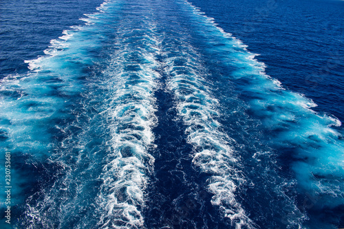 blue water waves behind the beat