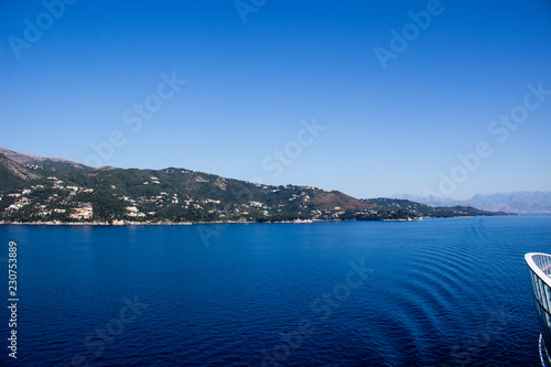 landscape corfu greece