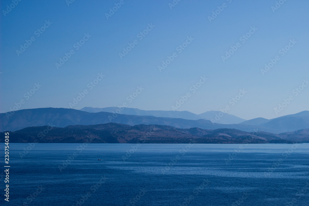 Obraz premium landscape corfu greece