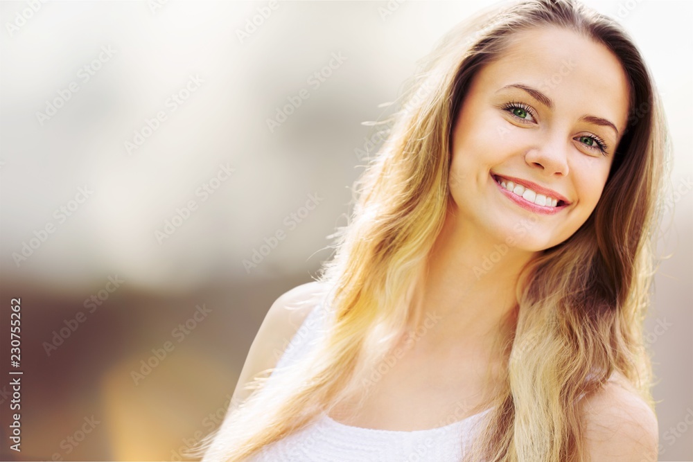 Fototapeta premium Smiling.