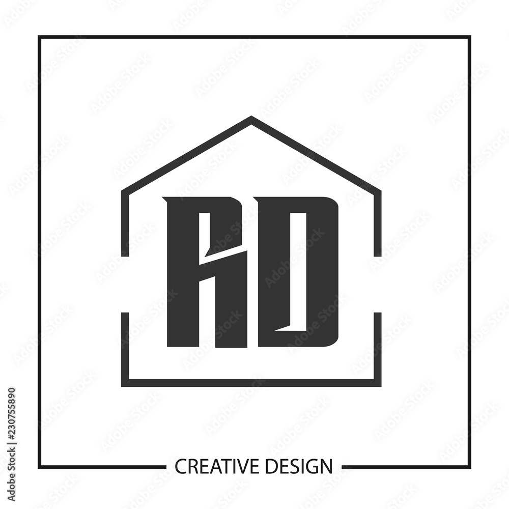 Initial Letter RD Logo Template Design Initial Letter RD Logo Template Design