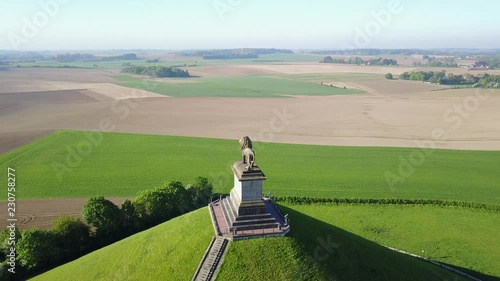 Belgique Wallonie Waterloo Bataille 1815 Napoleon aerien photo