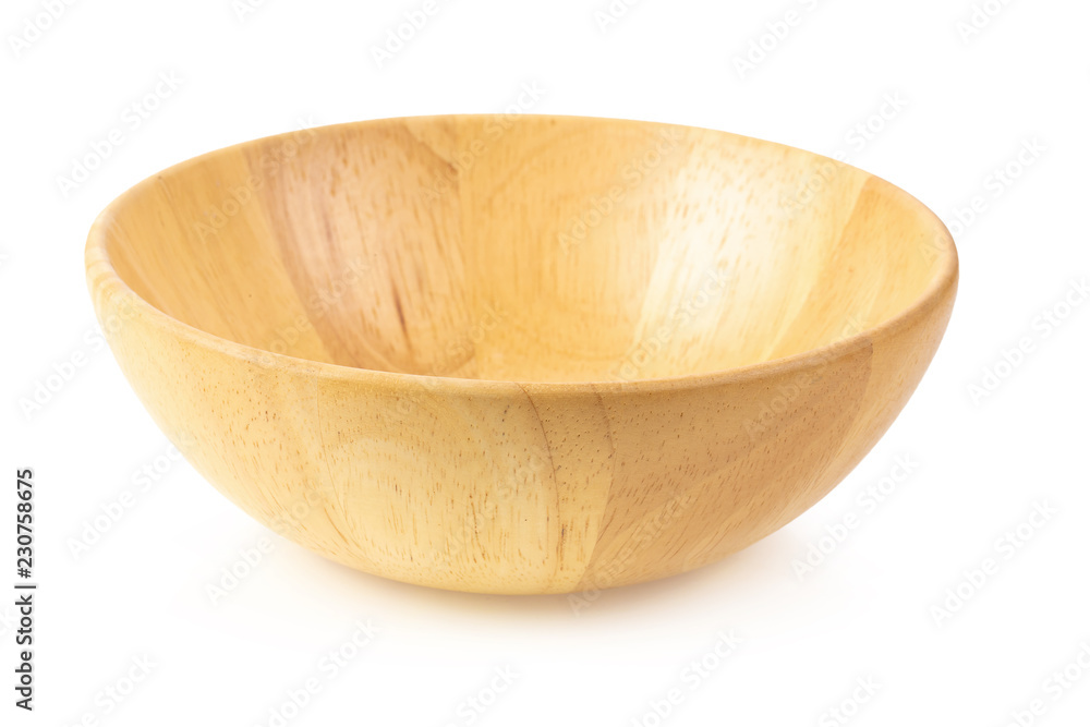 Wooden cup isolated on a white background Wooden cup isolated on a white background