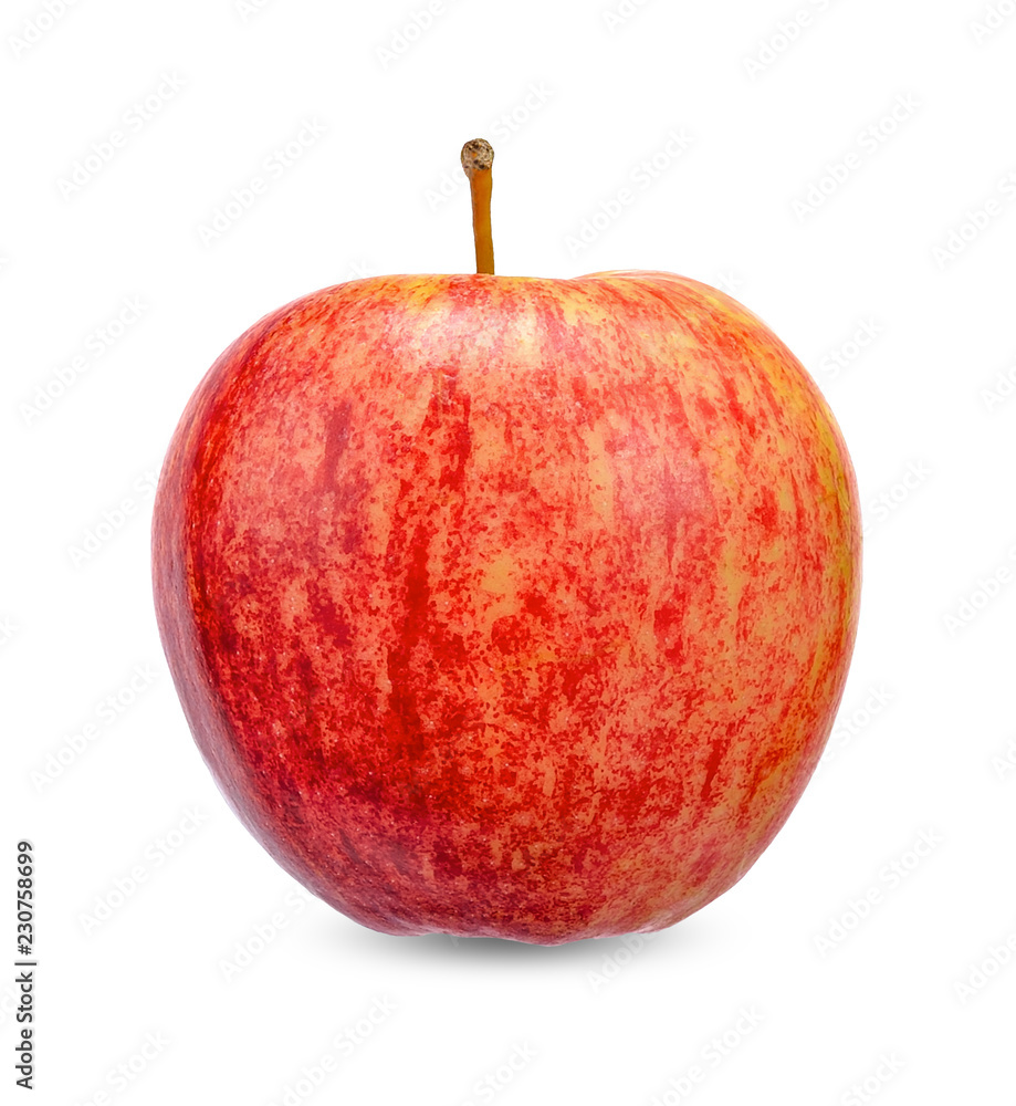 Red apple isolated on white clipping path Red apple isolated on white clipping path