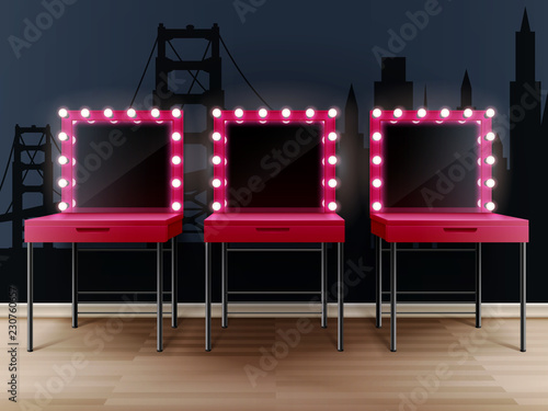 Makeup Mirrors Composition