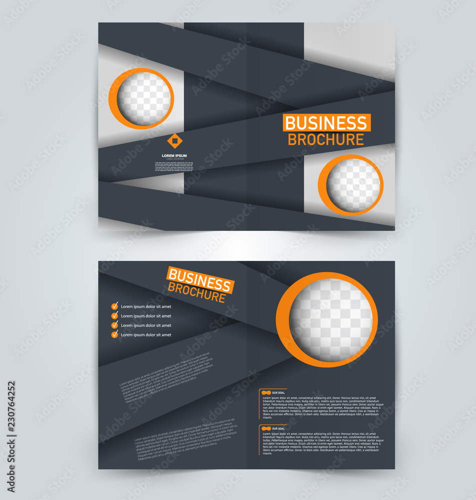 Abstract flyer design background. Brochure template. Can be used for