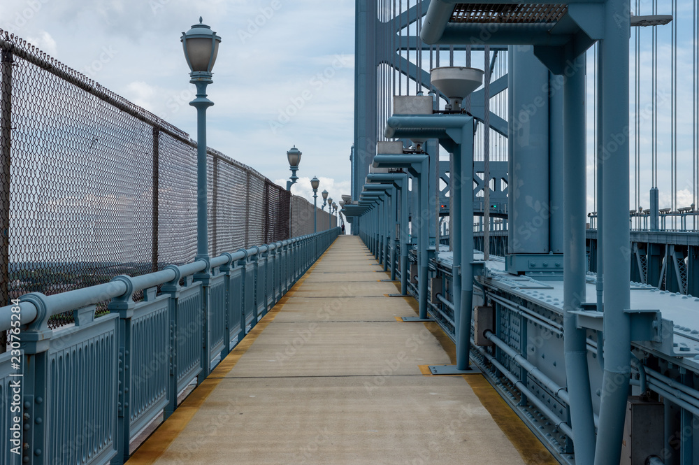 Benjamin Franklin Bridge Walkway Benjamin Franklin Bridge Walkway
