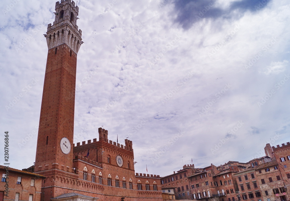 Fototapeta premium Palazzo Pubblico, Siena, Italy