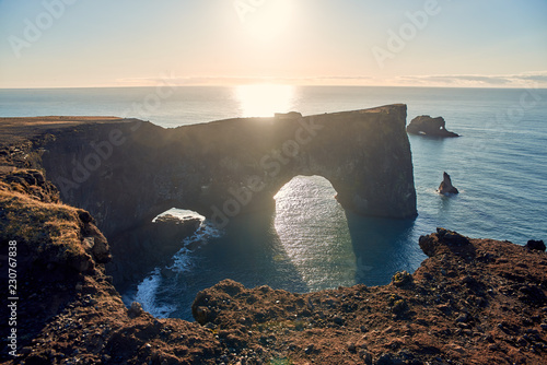 Fotografie, Obraz Arch stone on the Atlantic coast in Iceland