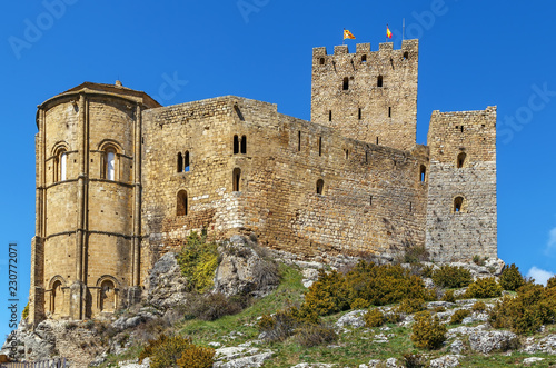 Castle of Loarre, Aragon, Spain photo