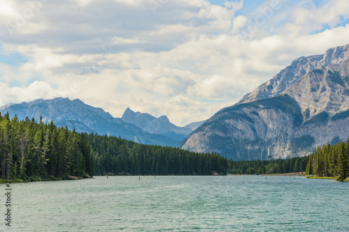 Lake in the Rocky Mountains of British Columbia, Canada