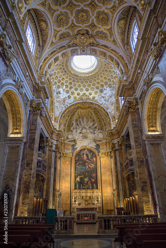 Rome Italy. Church of Saint Louis of the French
